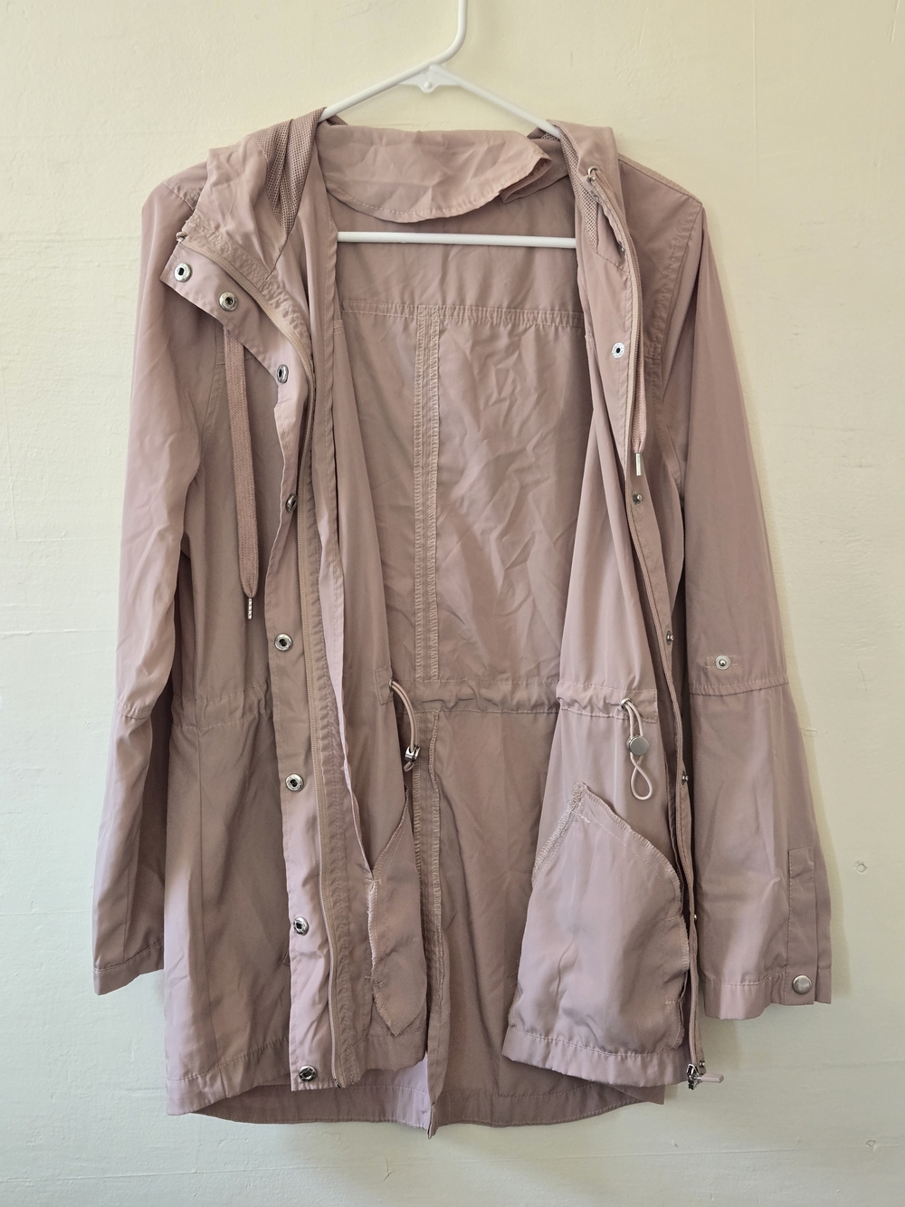 26 International Light Pink Hooded Utility Jacket - Picture 2 of 7